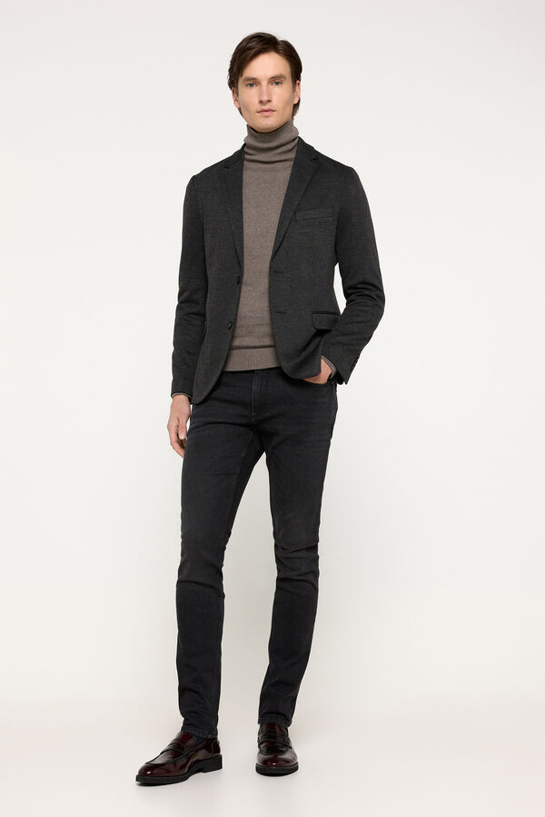 Milano Cal&ccedil;as denim skinny C&aacute;qui escuro