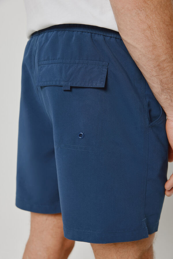 Milano Fato de banho liso Marinho