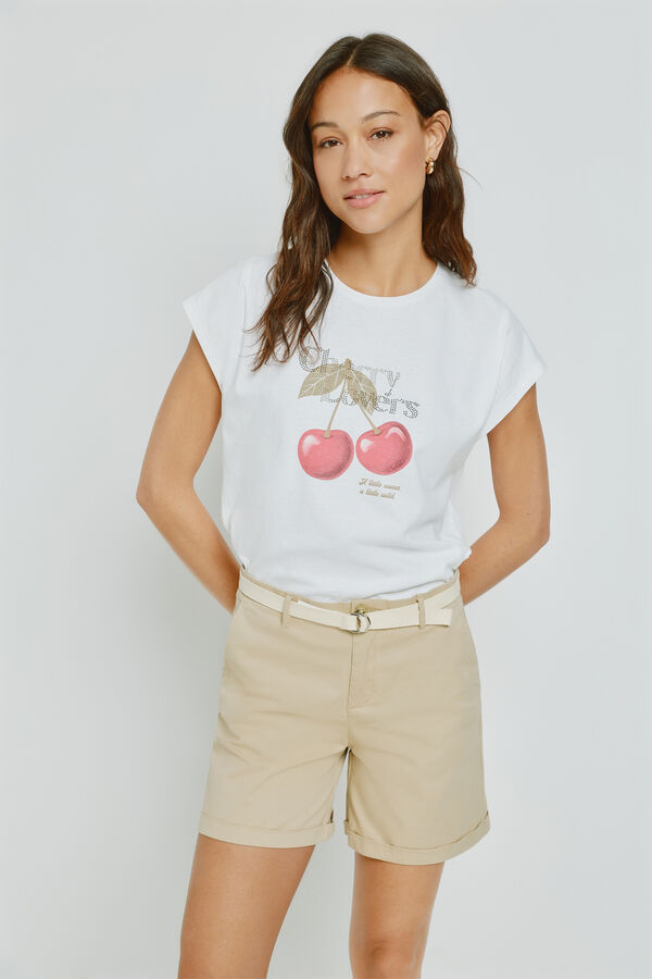 Milano Camiseta estampada manga corta Blanco