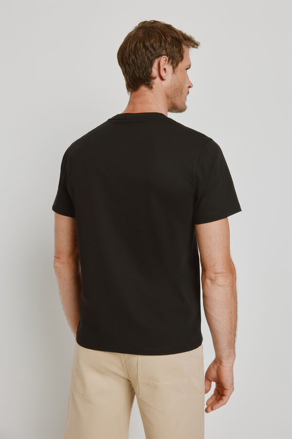 Springfield T-shirt de manga curta Preto