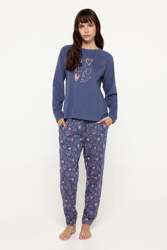 Fifty Outlet Pijama largo estampado natural