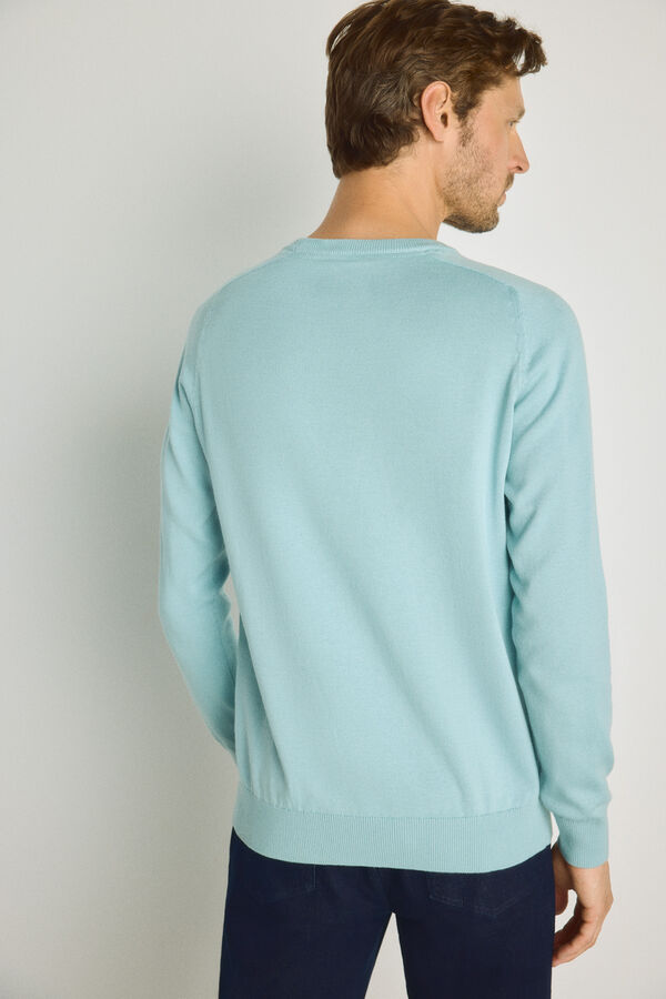 Springfield Camisola gola caixa Azul