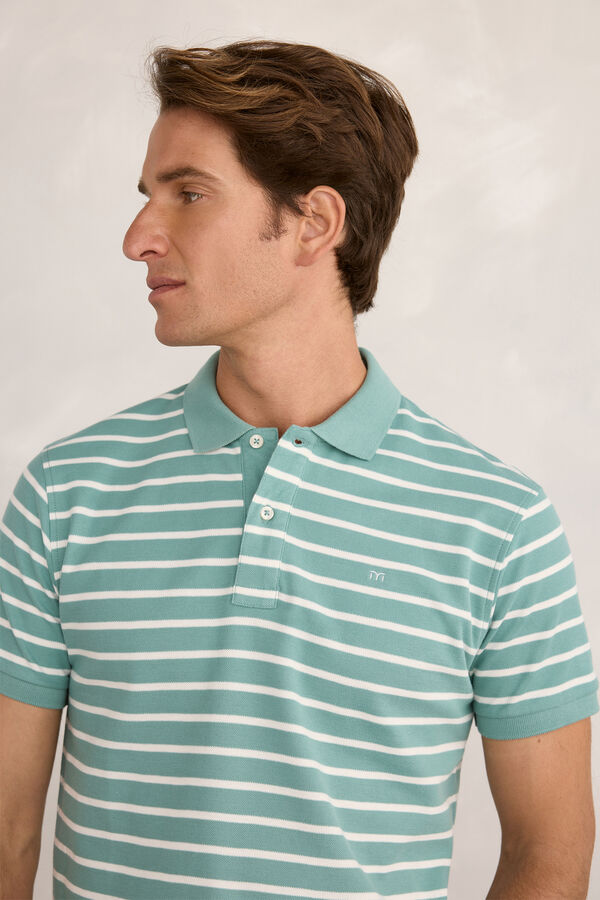 Milano Polo Rayas Azul