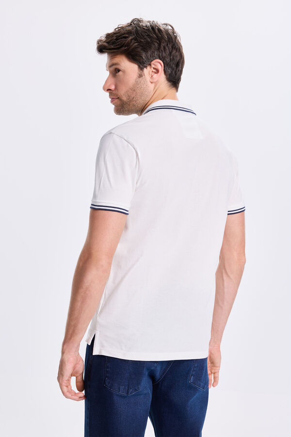 Milano Polo Tips Branco