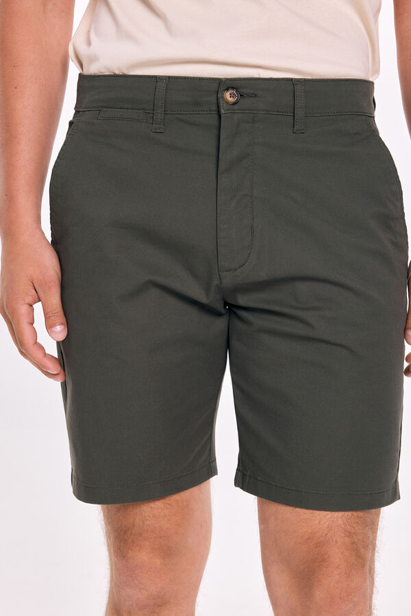 Pedro del Hierro Bermuda B&aacute;sica Pedro Del Hierro Kaki Oscuro