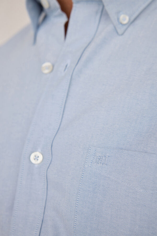 Pedro del Hierro Camisa Sport Oxford Azul