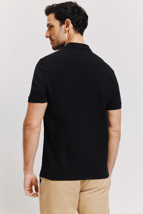 Milano Polo manga curta Preto