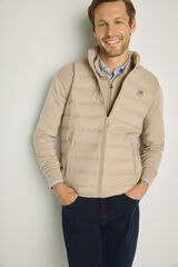 Pedro del Hierro Chaleco acolchado ultralight Beige/Camel