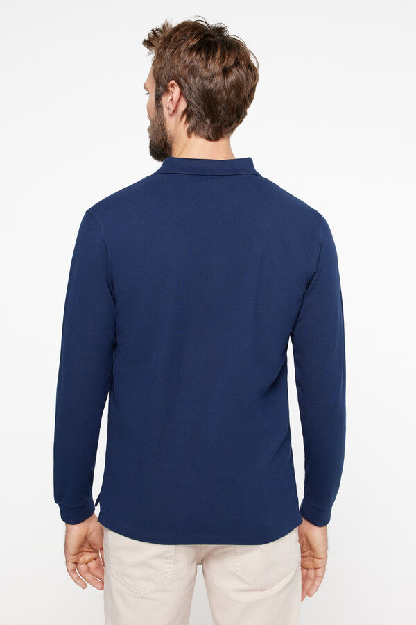 Milano Polo Manga Larga Navy