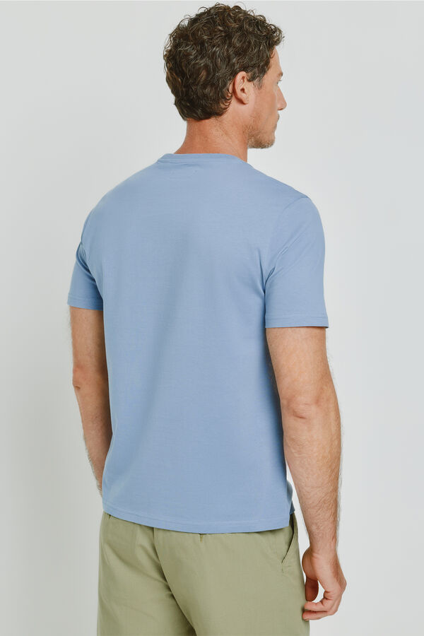 Milano T-shirt de manga curta Azul claro