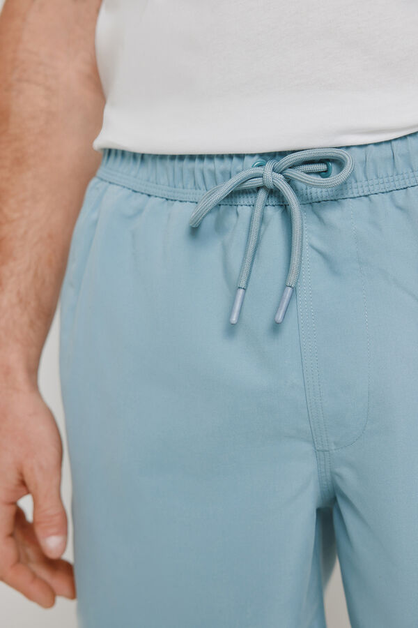 Milano Fato de banho liso Azul