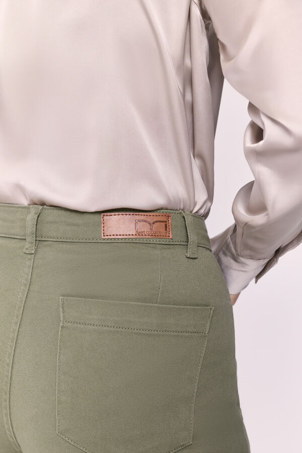 Milano Pantal&oacute;n ancho Kaki Oscuro