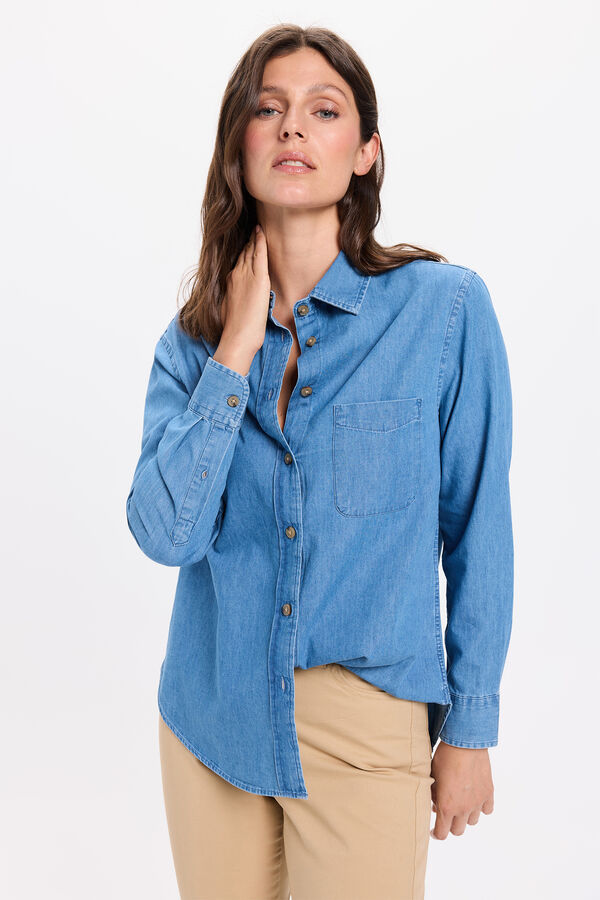 Milano Camisa denim Azul