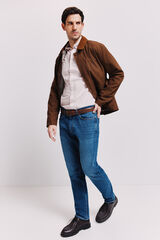 Milano Camisa rayas manga larga Vino