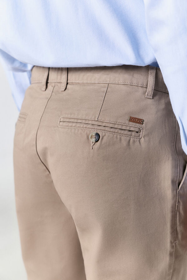 Milano Pantalón chino regular fit Beige/Camel