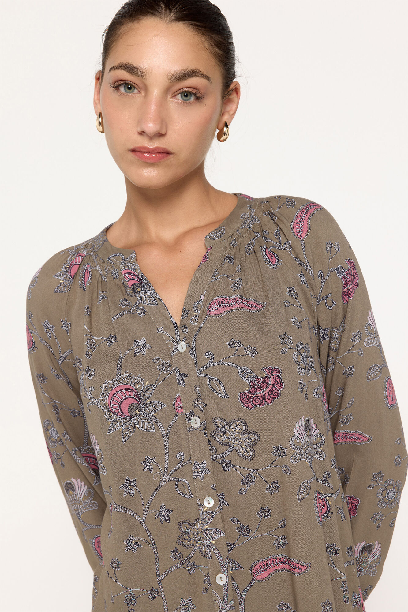 Milano Blusa decote bico