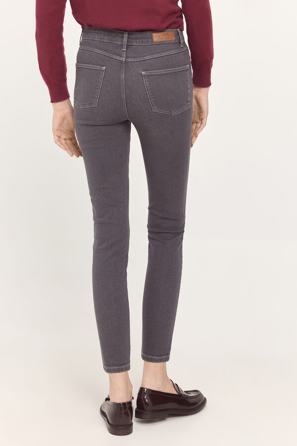 Milano Denim slim Gris