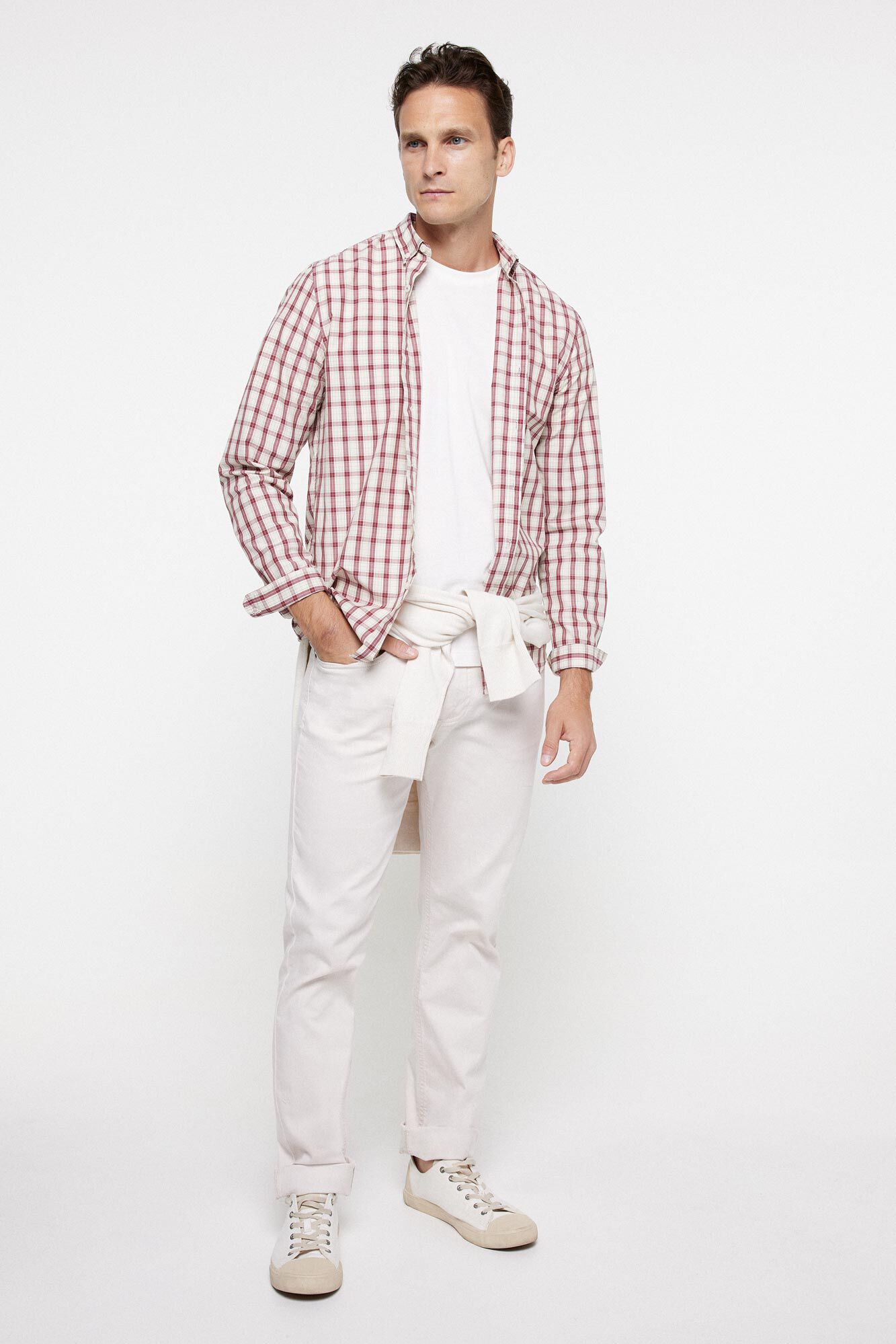 milano Camisa popelina xadrez