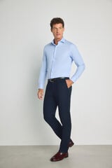 Milano Camisa de manga comprida Azul claro