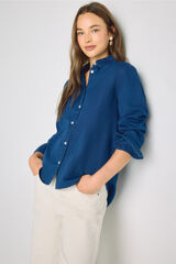 Milano Camisa de ganga Azul
