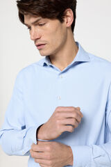 Milano Camisa social com estrutura Milano Azul