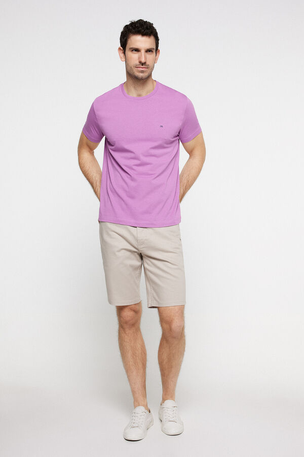 Milano T-shirt b&aacute;sica de manga curta Laranja