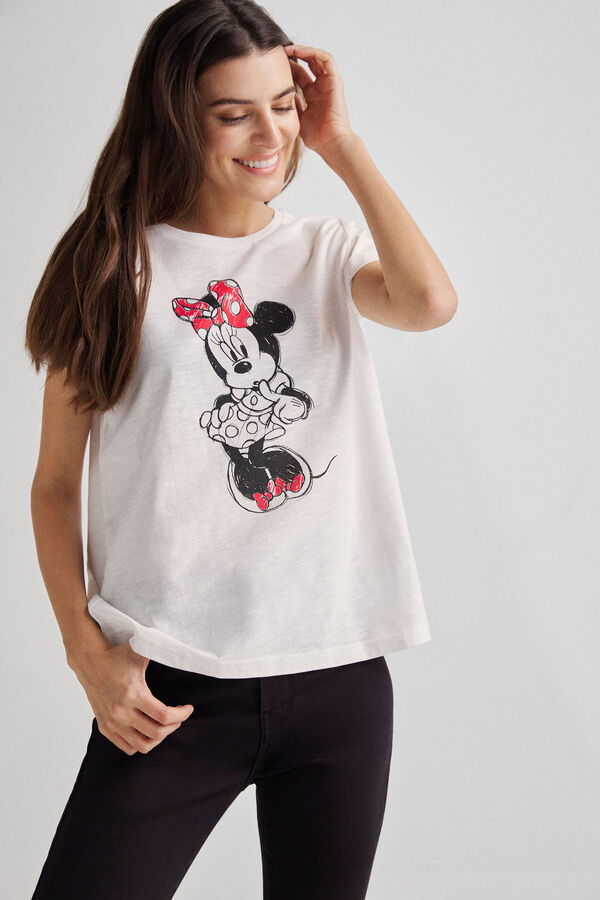 Fifty Outlet T-shirt Minnie Marfim