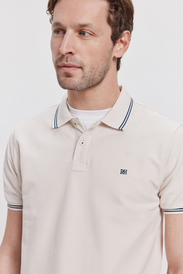 Pedro del Hierro Polo Tips Pedro Del Hierro C&aacute;qui escuro