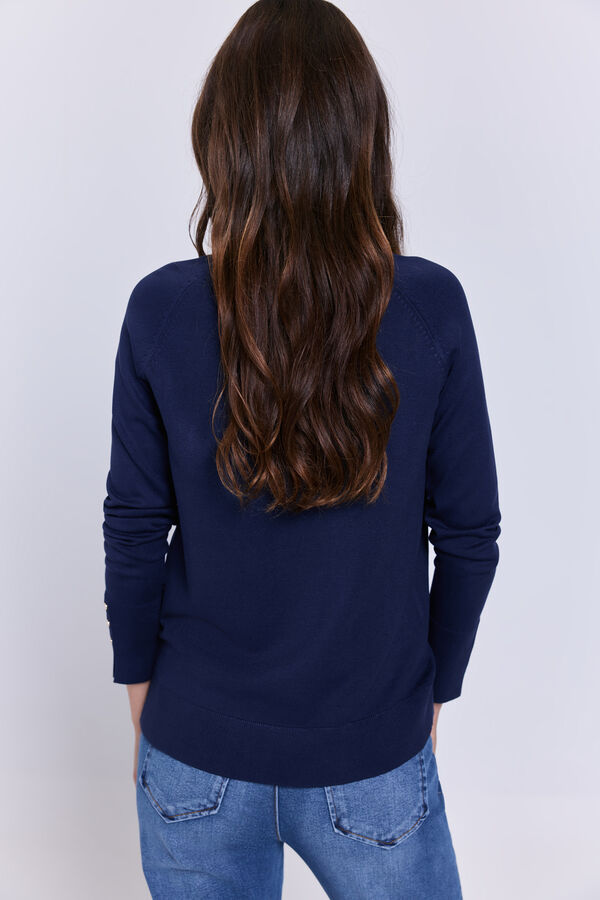 Milano Camisola gola redonda Marinho