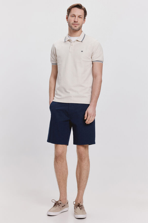 Pedro del Hierro Polo Tips Pedro Del Hierro C&aacute;qui escuro