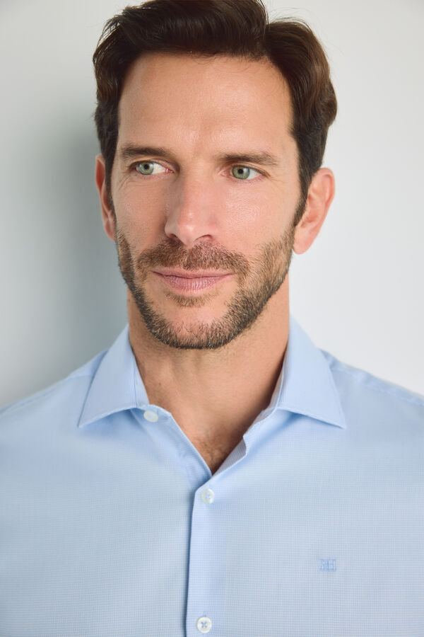 Pedro del Hierro Camisa de manga comprida Azul