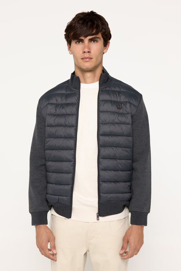Milano Jaqueta de malha acolchoada Preto