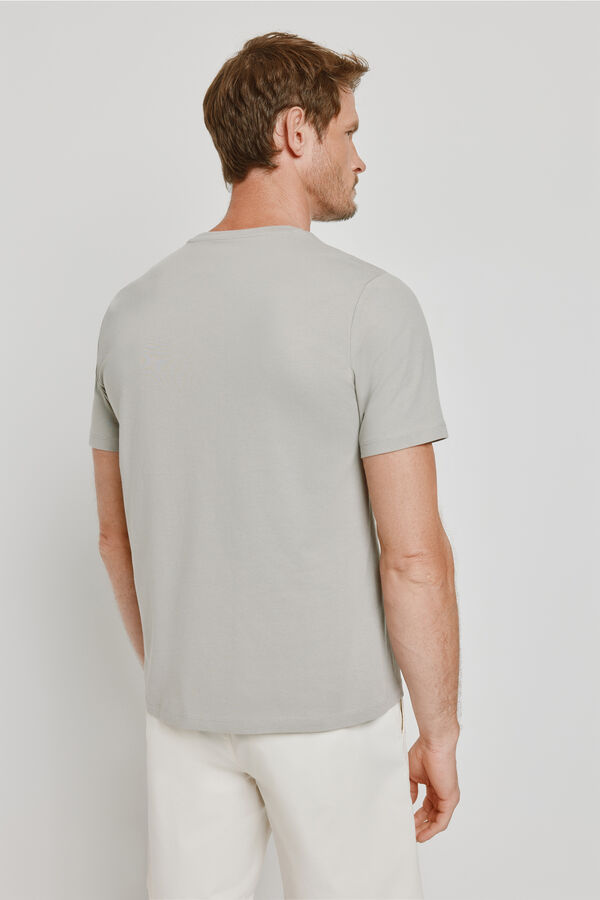 Milano T-shirt de manga curta Cinza claro