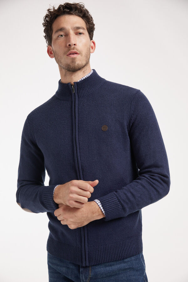 Fifty Outlet Chaqueta patch en pecho Navy