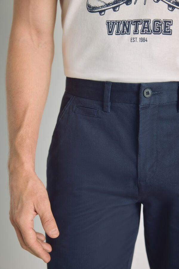 Milano Pantal&oacute;n chino regular fit Navy