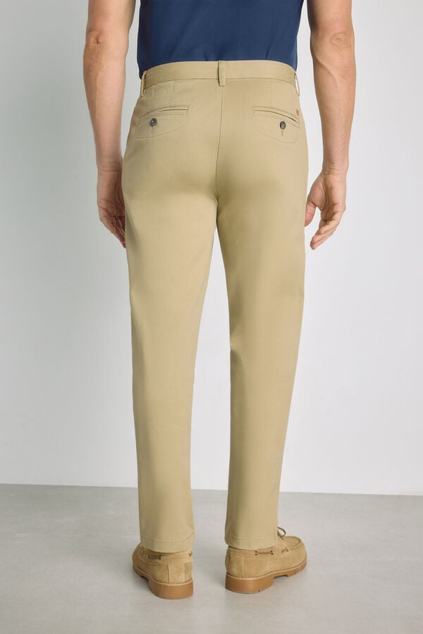 Milano Pantal&oacute;n chino slim Beige