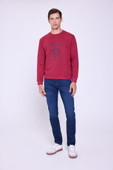 Milano Sudadera Logo Granate