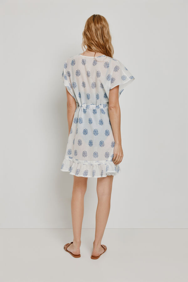 Milano Camisola larga estampada Blanco