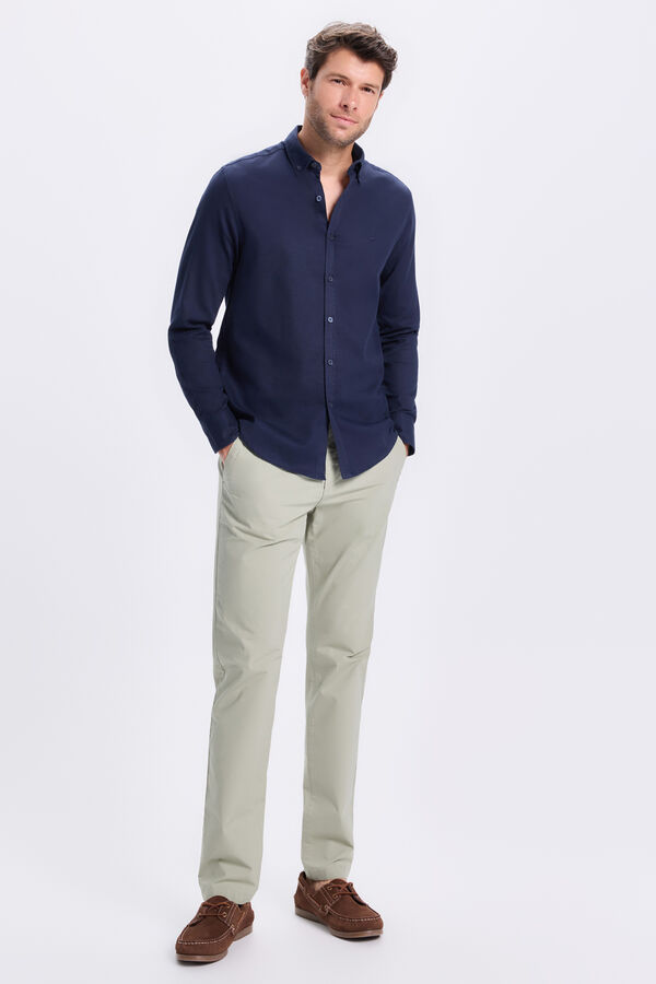 Milano Pantalón Chino Slim Verde