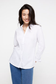Fifty Outlet Camisa de manga comprida Branco