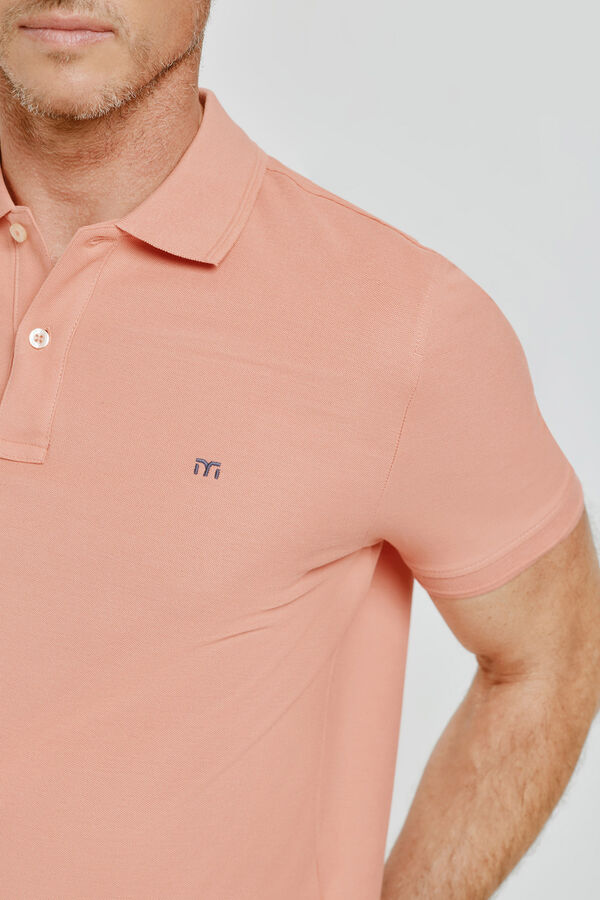 Milano Polo manga curta Coral