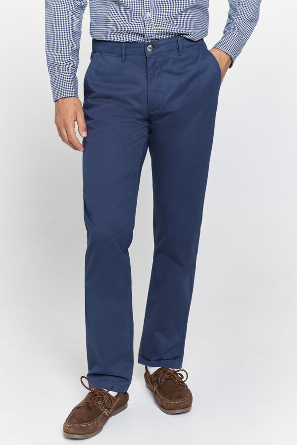 Milano Pantalón chino regular fit Navy