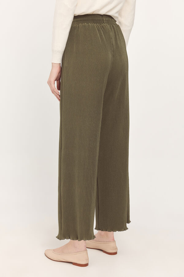 Milano Calça esportiva plissada Verde