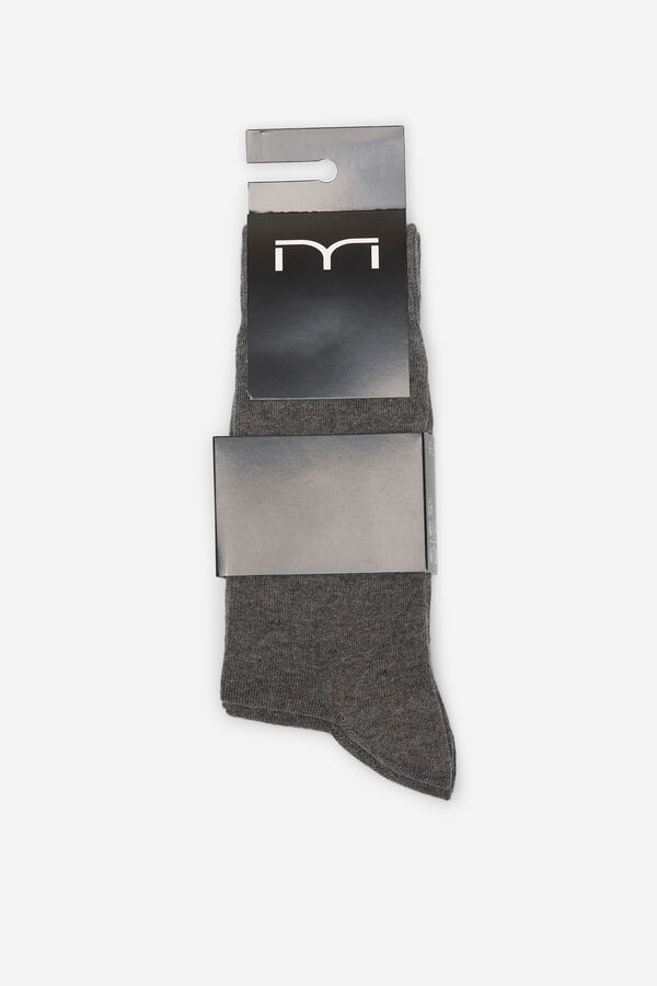 Milano Calcetines b&aacute;sicos milano Gris Oscuro
