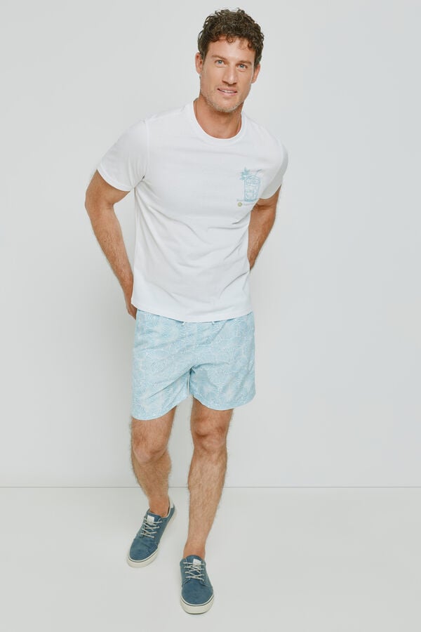 Milano T-shirt de manga curta Branco