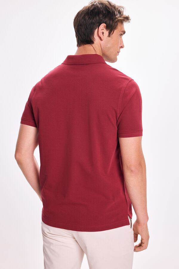 Pedro del Hierro Polo B&aacute;sico PDH Bordeaux