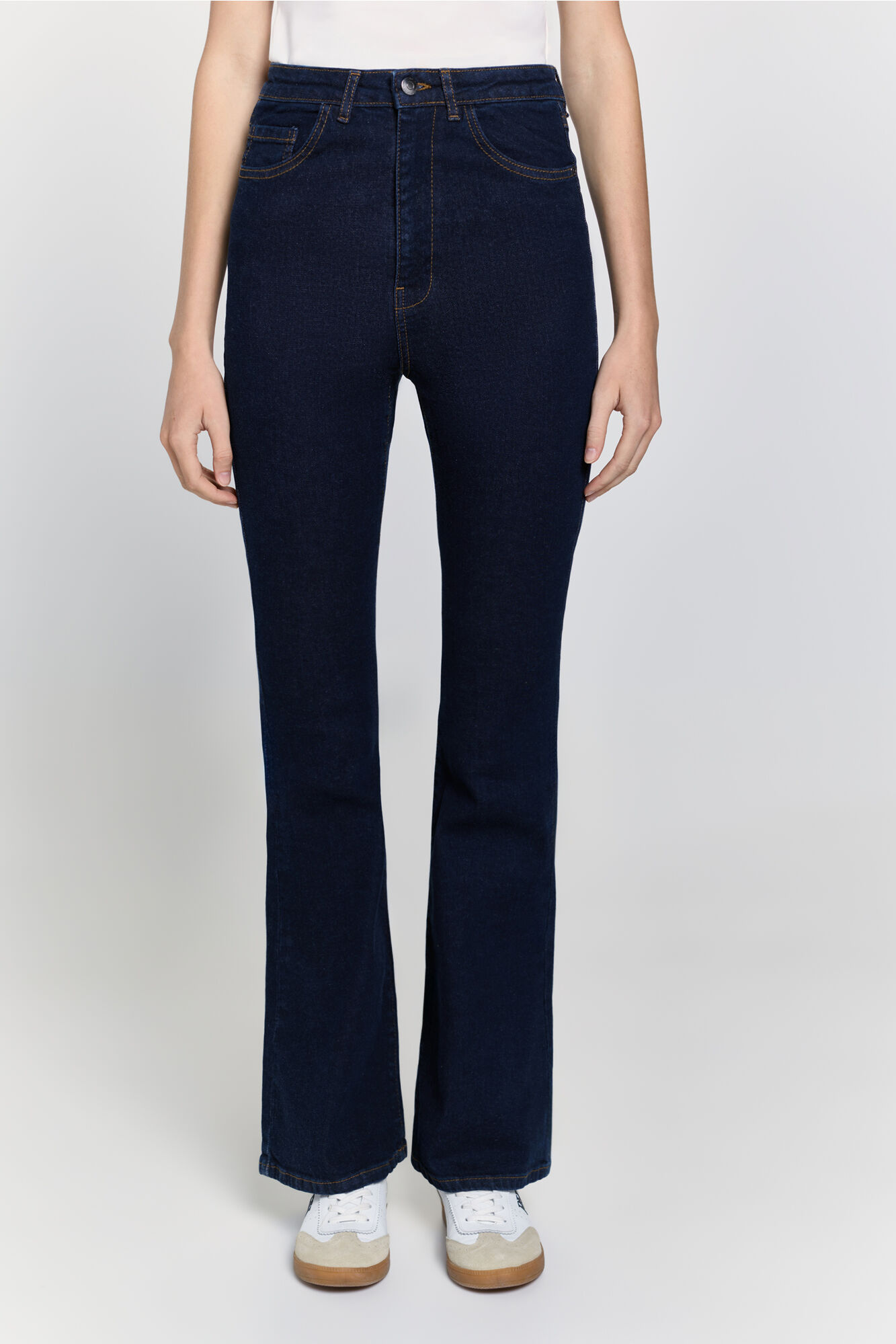 Milano Jeans flare tiro alto