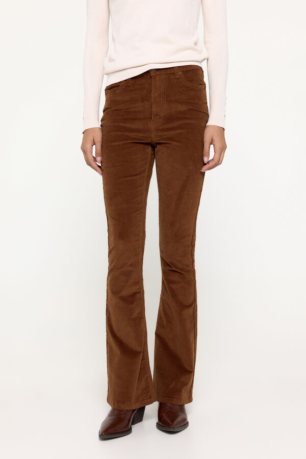 Milano Pantal&oacute;n flare pana Torrefac&ccedil;ao