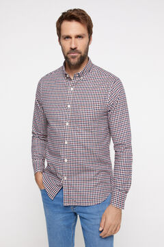 Fifty Outlet Camisa Twill Cuadros navy mix