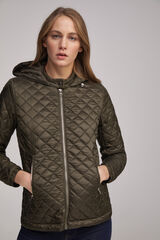 Fifty Outlet Chaqueta acolchada capucha Verde